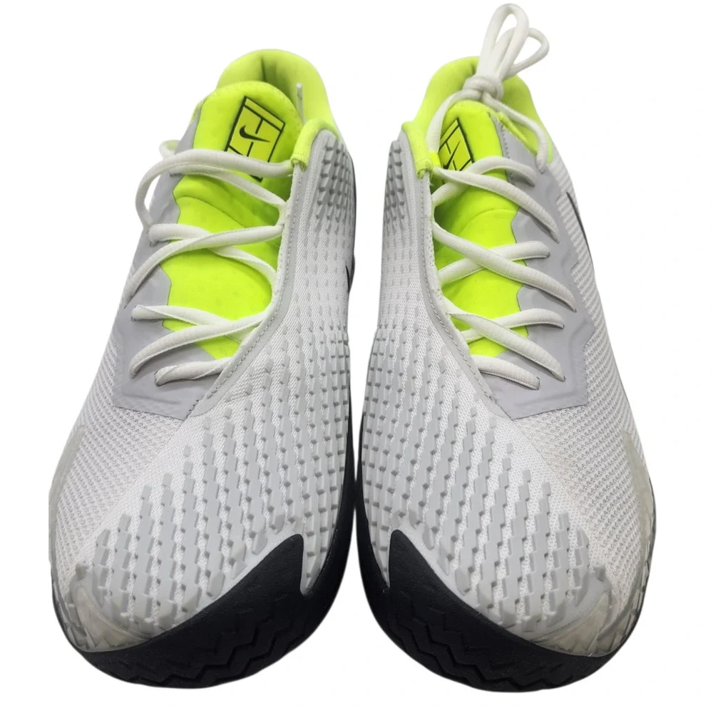 Nike Court Air Zoom Vapor Cage 4 Mens 10.5 Tennis Shoe White Volt CD0424-100